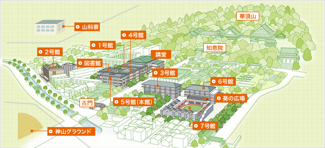 キャンパス全体図