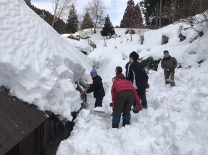 1月29日(日) 緊急雪かき-1